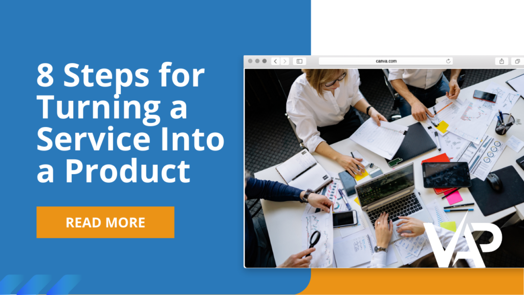 Cover image for 8 steps for turning a service into a product