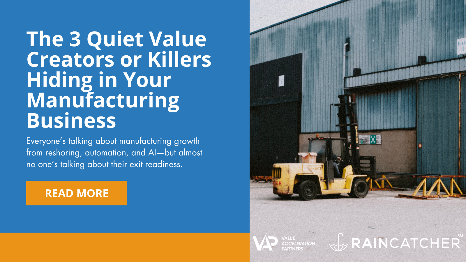 Article - 3 Quiet Value Creators or Killers